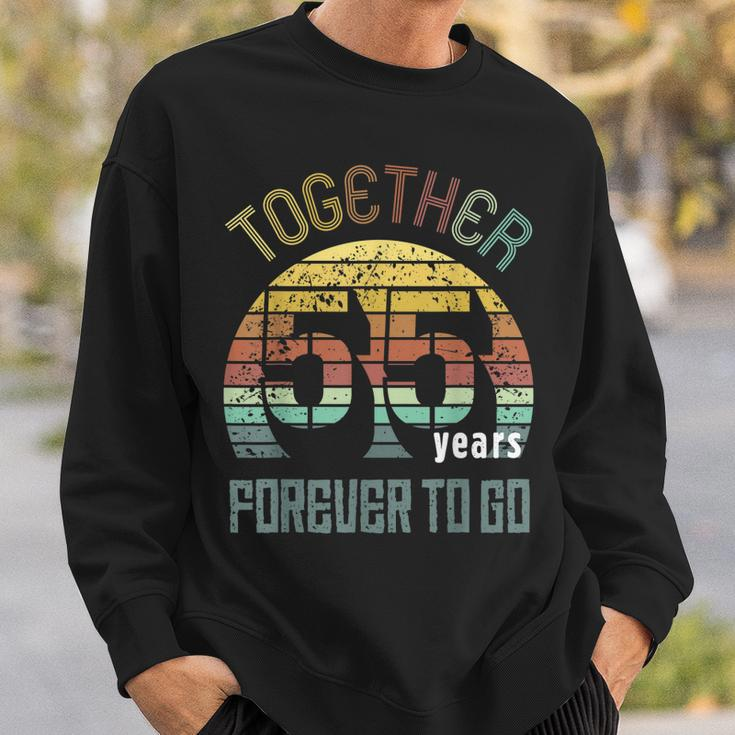 55Th Years Wedding Anniversary Gifts For Couples Matching 55 Sweatshirt Gifts for Him