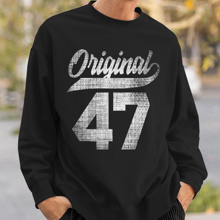 75Geburtstag Original Männer Frauen Vintage Jahrgang 1947 Sweatshirt Geschenke für Ihn