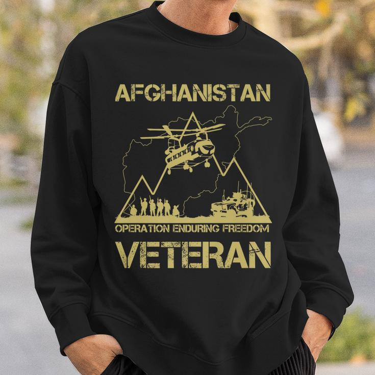 Afghanistan Veteran Graphic Sweatshirt Gifts for Him