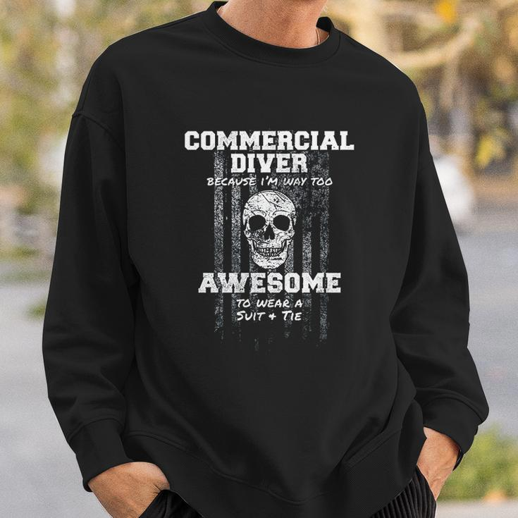 American Funny Commercial Diver Usa Diving Men Women Sweatshirt Graphic Print Unisex Gifts for Him