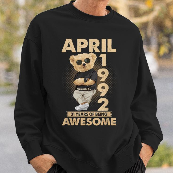 April 1992 31Th Birthday 2023 31 Years Of Being Awesome Sweatshirt Gifts for Him