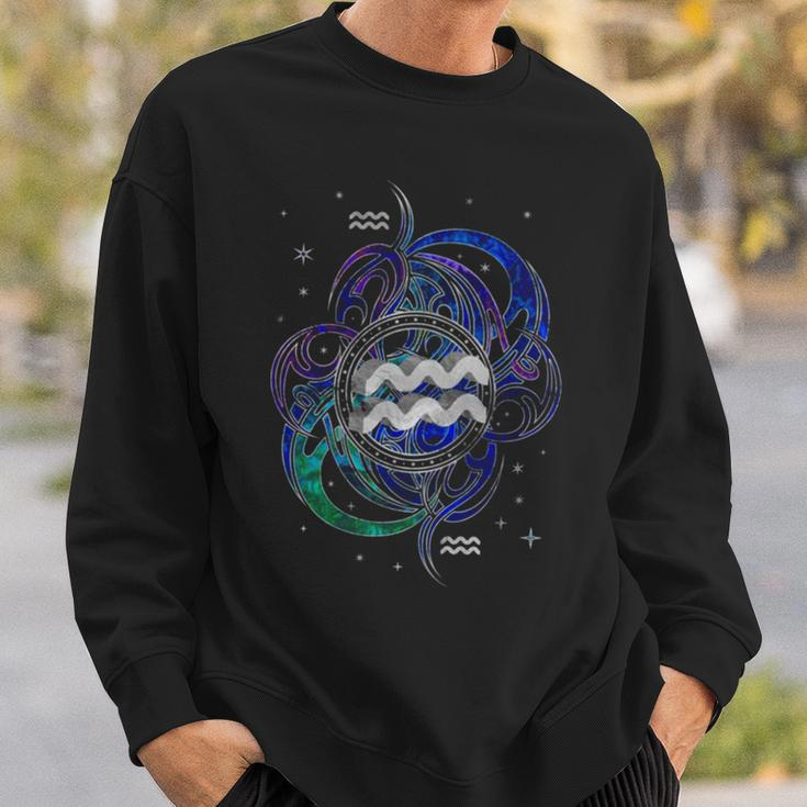 Aquarius Zodiac Sign Air Element Sweatshirt Gifts for Him