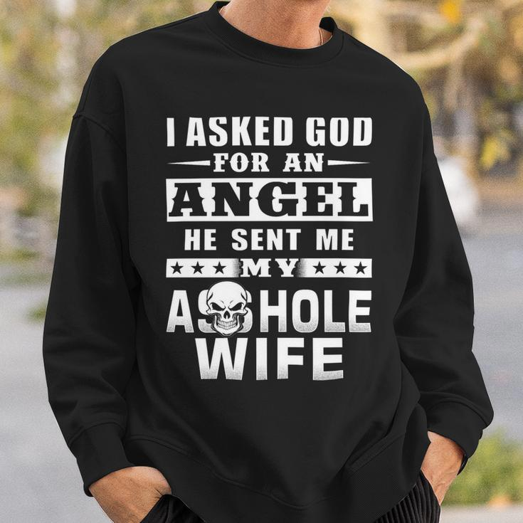 Ask God-Angel-Husband-2 - Mens Standard Sweatshirt Gifts for Him