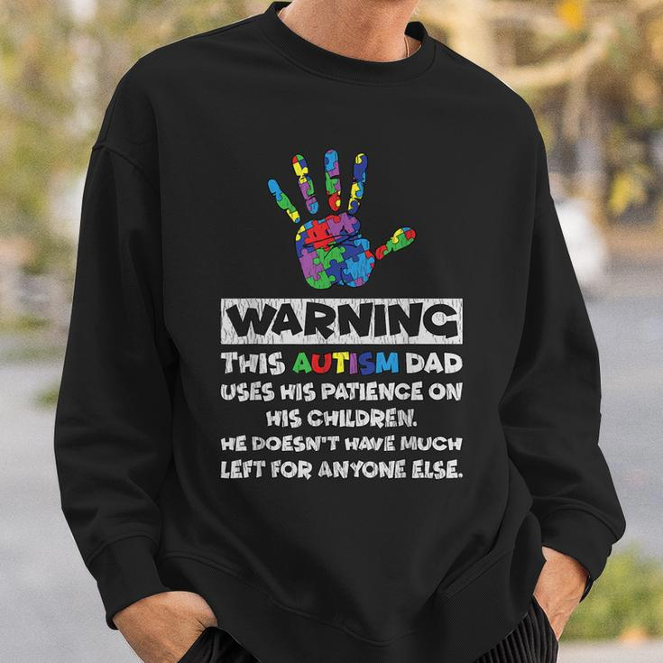 Autism Dad Father Son Daughter Autistic Kid Autism Awareness Sweatshirt Gifts for Him