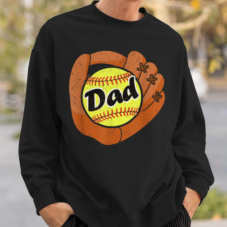 Awesomme Daddy Softball Dad Baseball Fans Gift Sweatshirt Gifts for Him