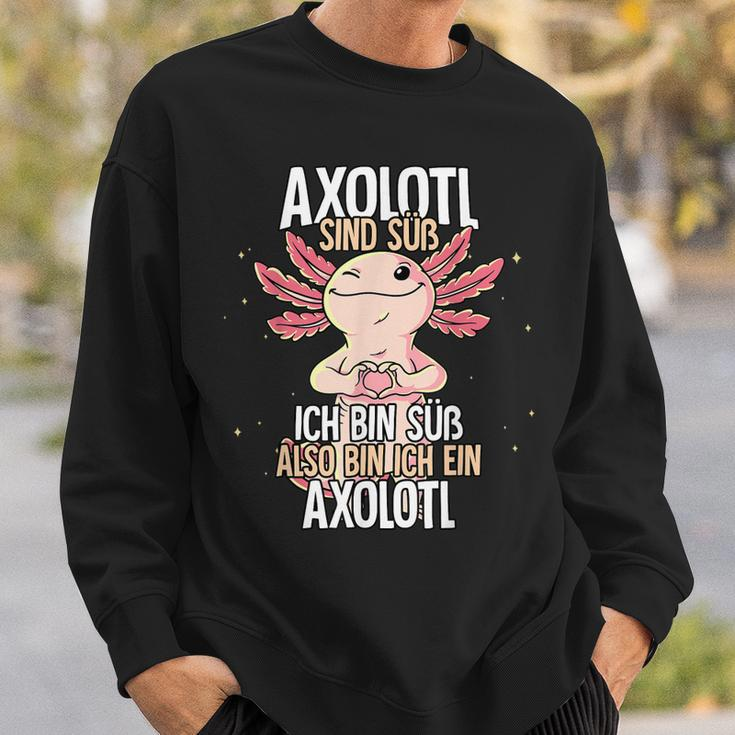 Axolotl Sind Süß Axolotl Sweatshirt Geschenke für Ihn