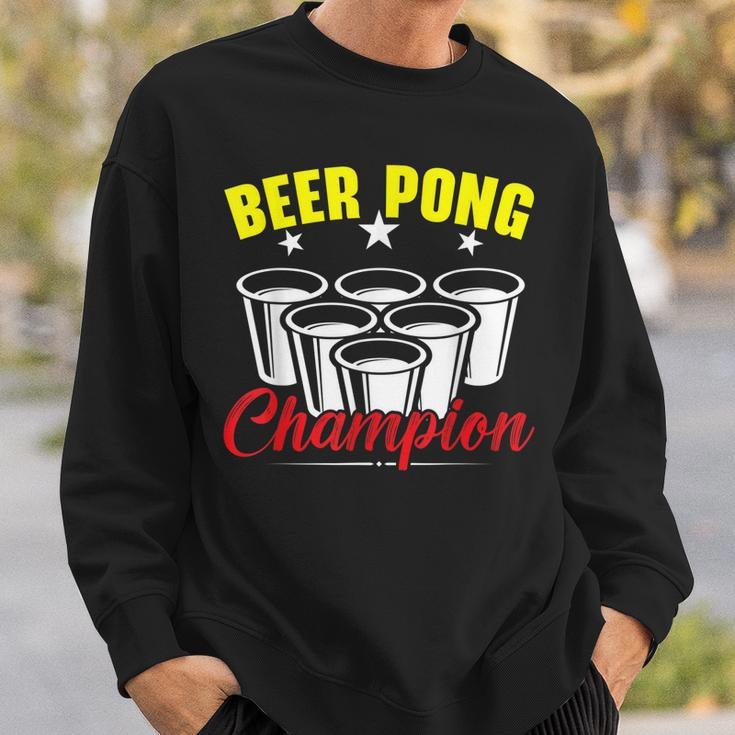 Beer Pong Champion Alkohol Trinkspiel Beer Pong Sweatshirt Geschenke für Ihn