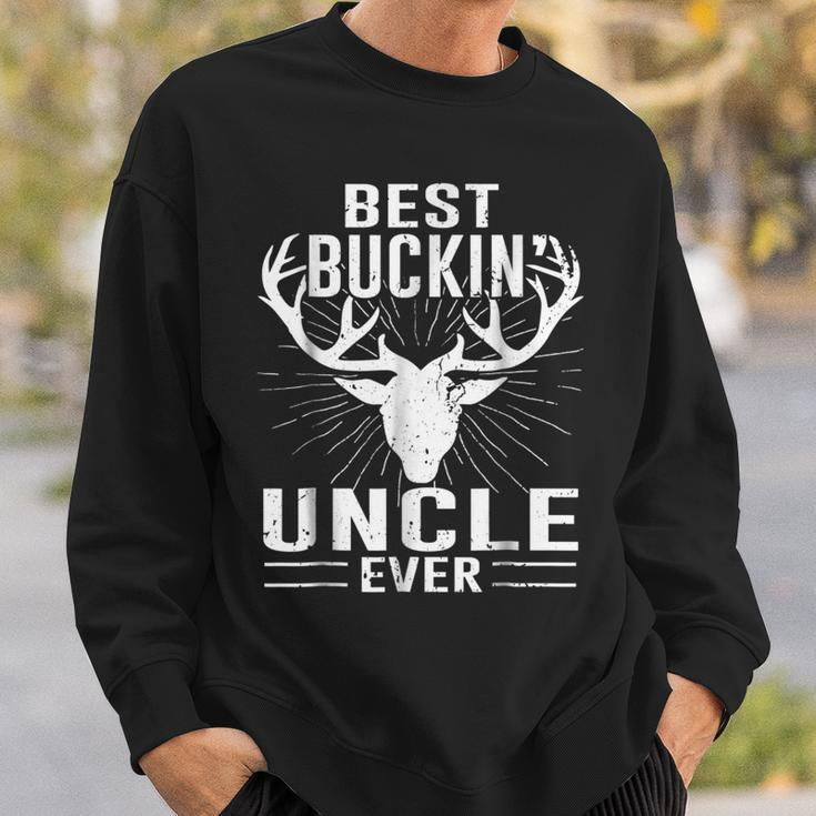 Best Buckin Uncle Ever Deer Hunting Lover Gifts Dad Sweatshirt Gifts for Him
