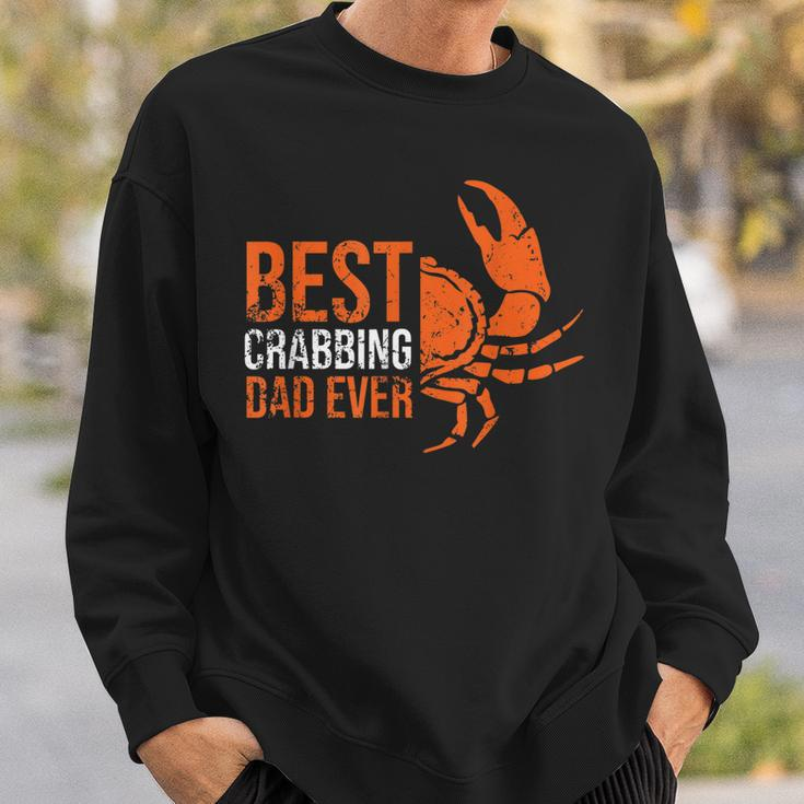 Best Crabbing Dad Funny Crab Dad Gifts Crab Lover Outfit Sweatshirt Gifts for Him