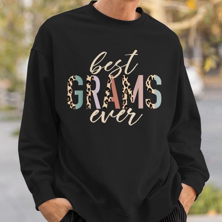 Best Grams Ever Gifts Leopard Print Mothers Day Sweatshirt Gifts for Him