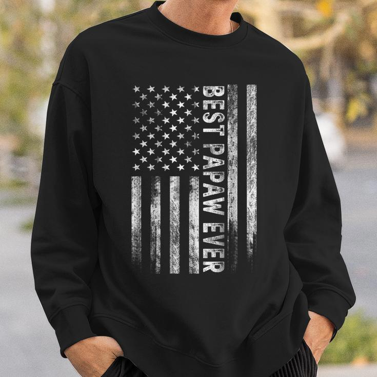 Best Papaw Ever Vintage American Flag Dad Papa Gift For Mens Sweatshirt Gifts for Him