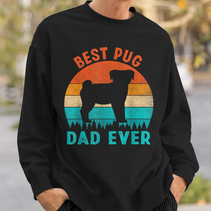 Best Pug Dad Ever Funny Gifts Dog Animal Lovers Walker Cute Sweatshirt Gifts for Him