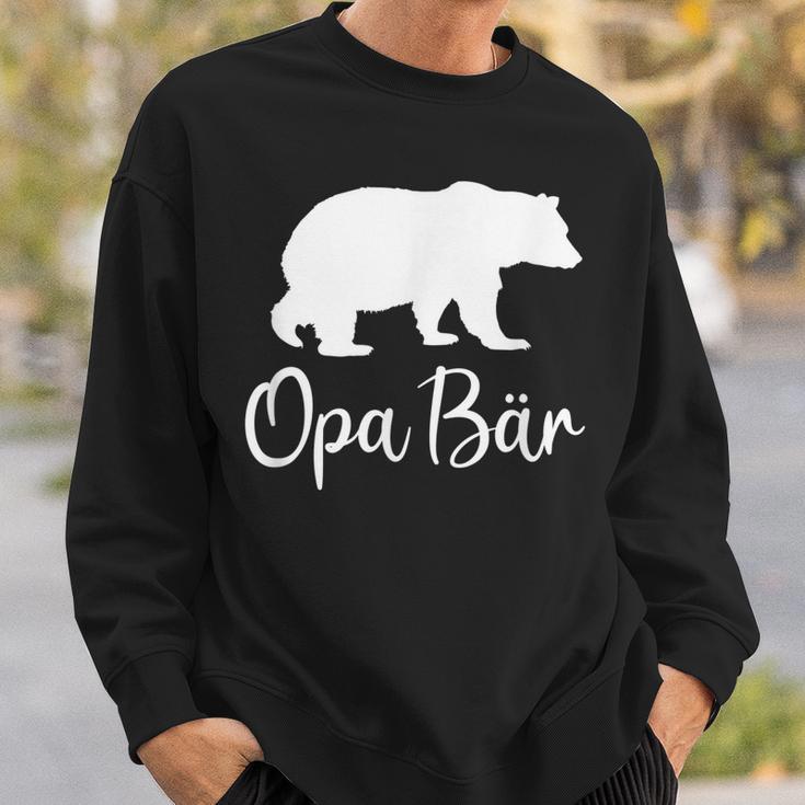 Bester Opa Bär Sweatshirt für Großvater mit Enkel, Lustig Geschenke für Ihn