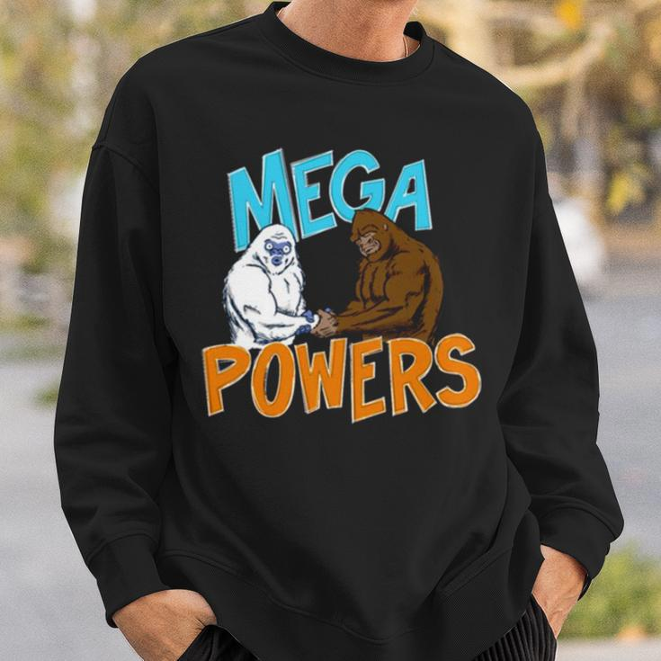 Bigfoot And Yeti Mega Powers Sweatshirt Gifts for Him