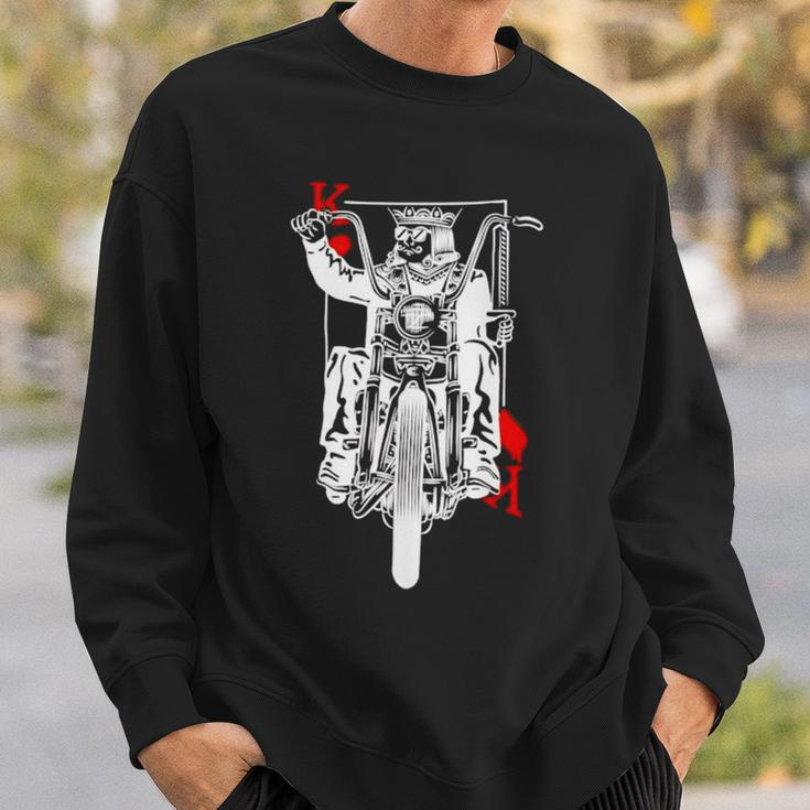 Biker King Softstyle Sweatshirt Gifts for Him