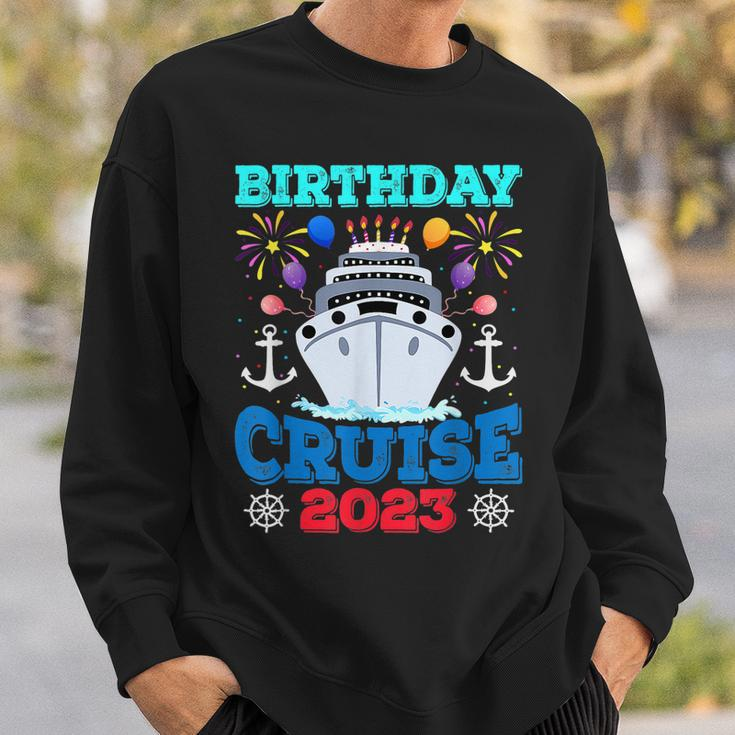 Birthday Cruise Squad Birthday Party Cruise Squad 2023 V2 Sweatshirt Gifts for Him