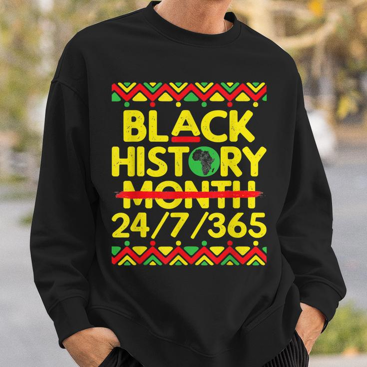 Black History Month 2023 Black History 247365 Melanin Sweatshirt Gifts for Him