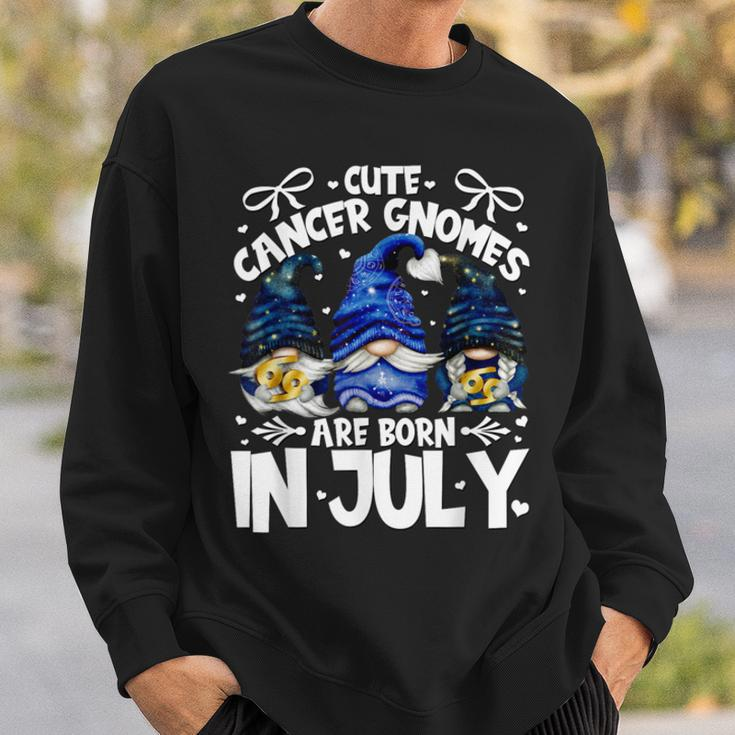 Born In July Zodiac Sign Cancer Mom And Dad Birthday Gnomes Bbjxqn Sweatshirt Gifts for Him