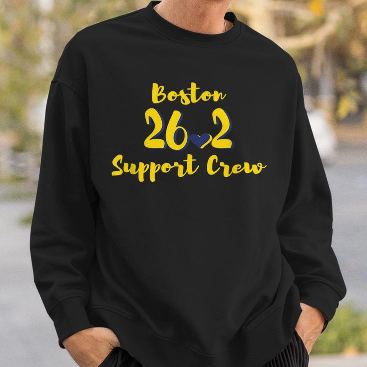 Boston 262 Marathon Support Crew Sweatshirt Gifts for Him