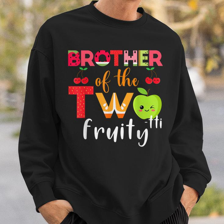 Brother Of The Twotti Frutti 2Nd Birthday Party Fruit Themed Sweatshirt Gifts for Him
