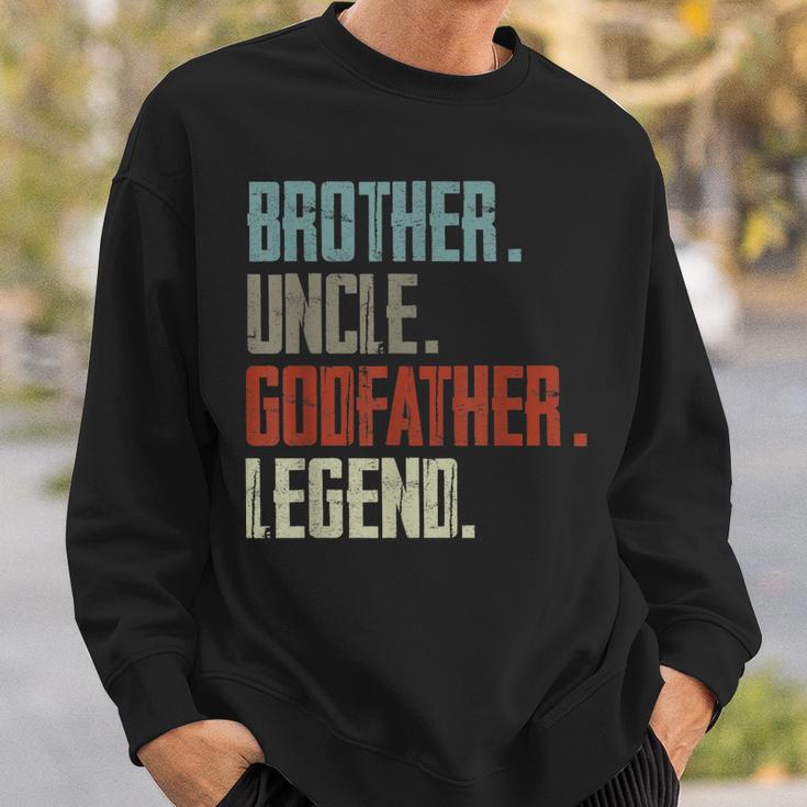 Bruder Onkel Patenvater Legende Onkel Geburtstag Sweatshirt Geschenke für Ihn