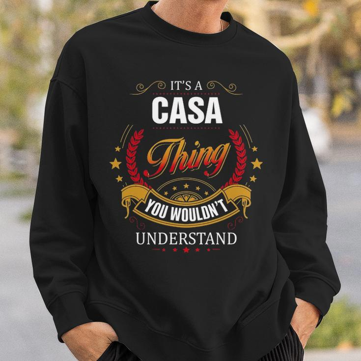 Casa Family Crest Casa Casa Clothing CasaCasa T Gifts For The Casa Sweatshirt Gifts for Him