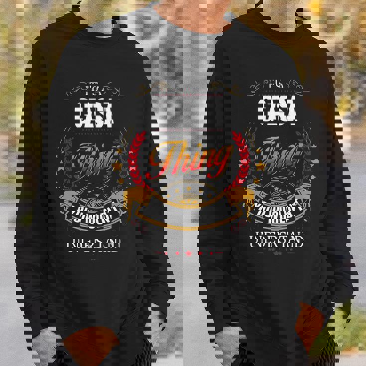 Casa Family Crest Casa Casa Clothing CasaCasa T Gifts For The Casa Sweatshirt Gifts for Him