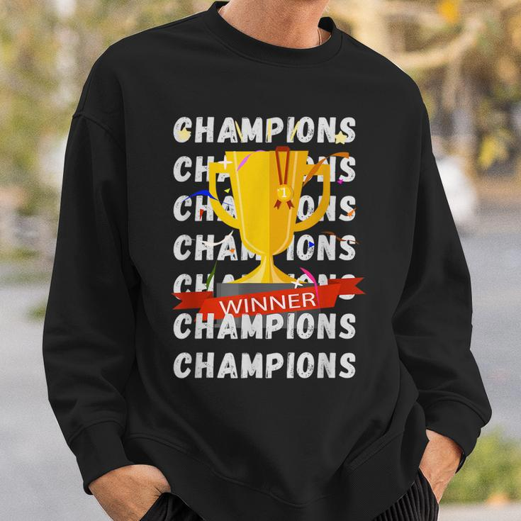 Champions 2023 The Winner Team Number One Team Sweatshirt Gifts for Him