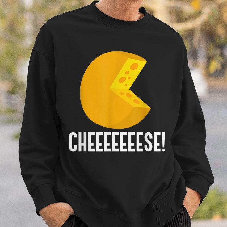 Cheeeeese Ironisches Zitat Käserei Bio-Lebensmittel Sweatshirt Geschenke für Ihn