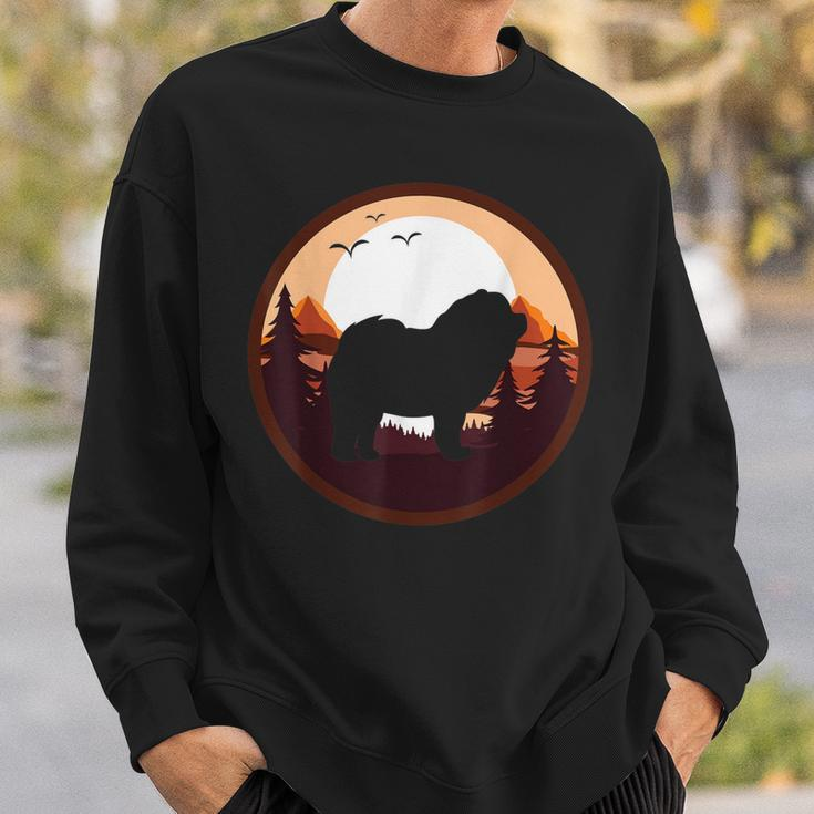 Chow Chow Dog Breed Men Women Sweatshirt Graphic Print Unisex Gifts for Him