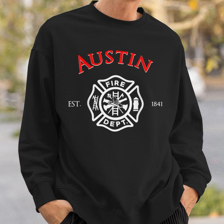 City Of Austin Fire Rescue Texas Firefighter Duty Sweatshirt Gifts for Him