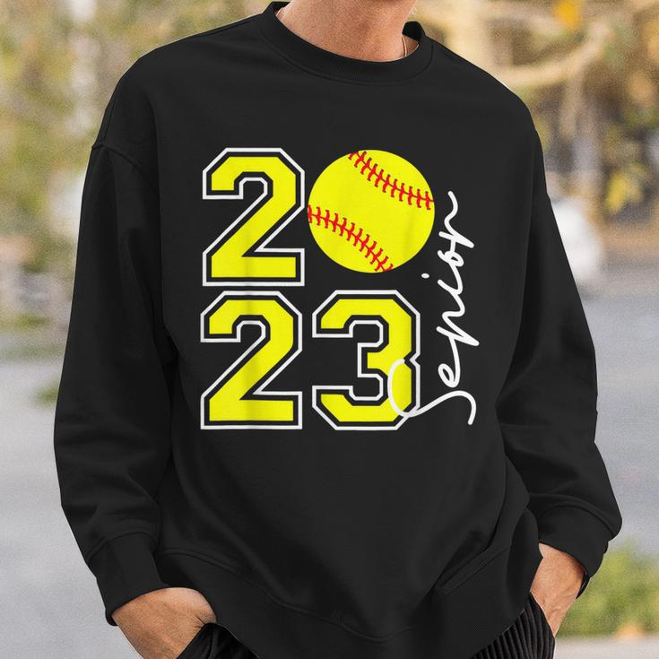 Class Of 2023 Softball Player Senior 23 Seniors Sweatshirt Gifts for Him