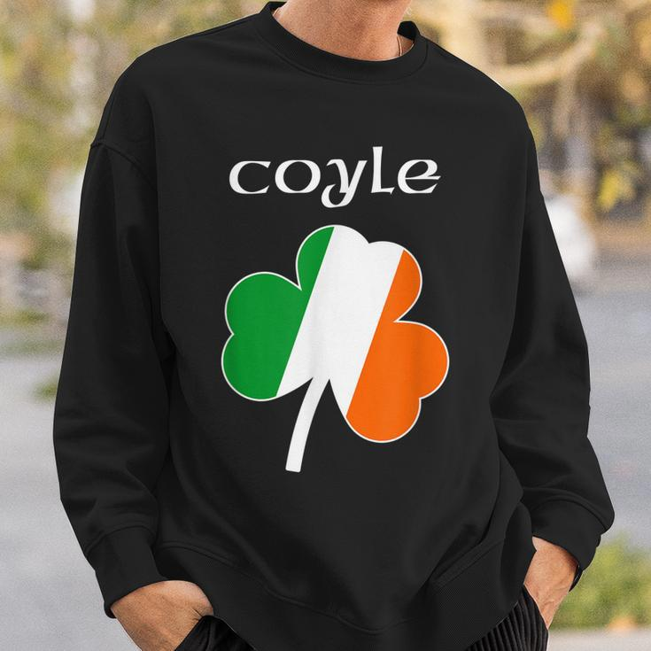 CoyleFamily Reunion Irish Name Ireland Shamrock Sweatshirt Gifts for Him