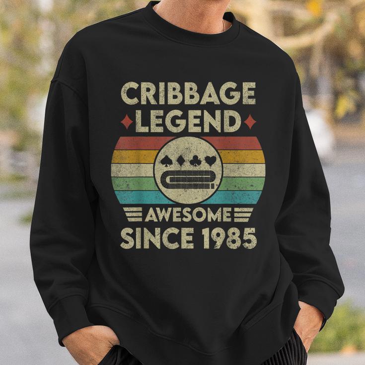 Cribbage Legend 37 Jahre Alt Fantastisch Seit 1985 Cribbage Sweatshirt Geschenke für Ihn