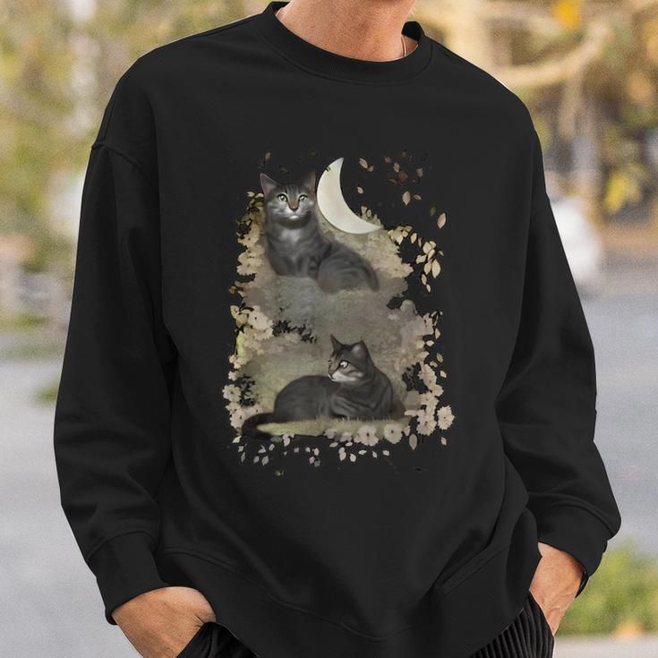 Custom Cats Men Women Sweatshirt Graphic Print Unisex Gifts for Him