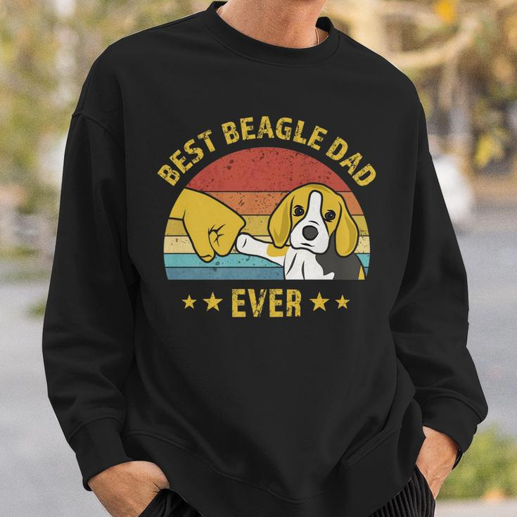 Cute Best Beagle Dad Ever Retro Vintage Gift Puppy Lover V2 Sweatshirt Gifts for Him