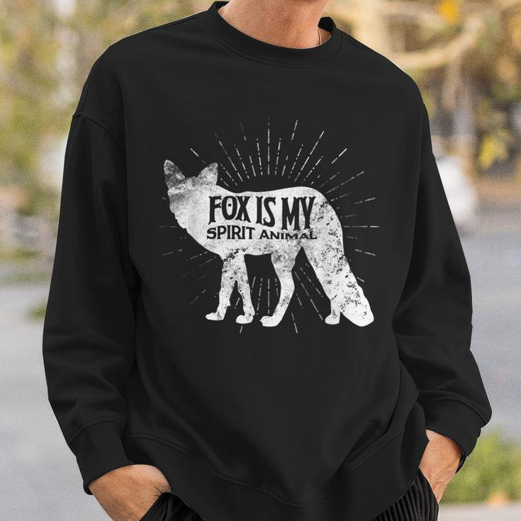 Cute Fox Team Gift Love Foxes Spirit Animal Costume Sweatshirt Gifts for Him