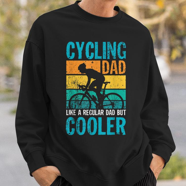 Cycling Dad Sweatshirt für Herren, Cool Papa Radfahrer Design Geschenke für Ihn