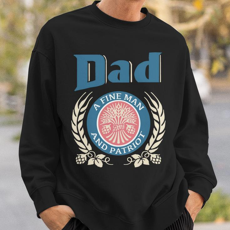 Dad A Fine Man And Patriot Sweatshirt Gifts for Him