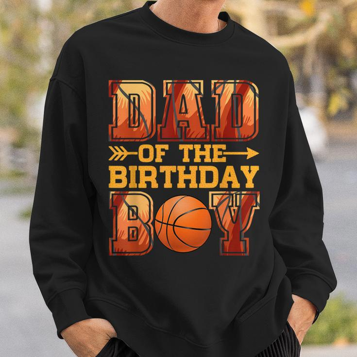 Dad Basketball Birthday Boy Family Baller B-Day Party Sweatshirt Gifts for Him