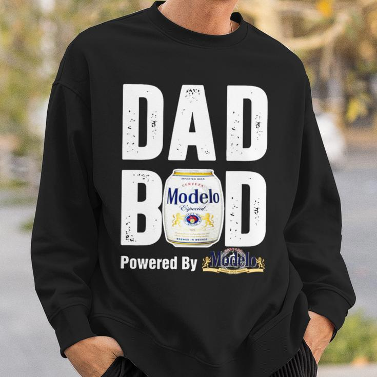 Dad Bod Powered By Modelo Especial Sweatshirt Gifts for Him
