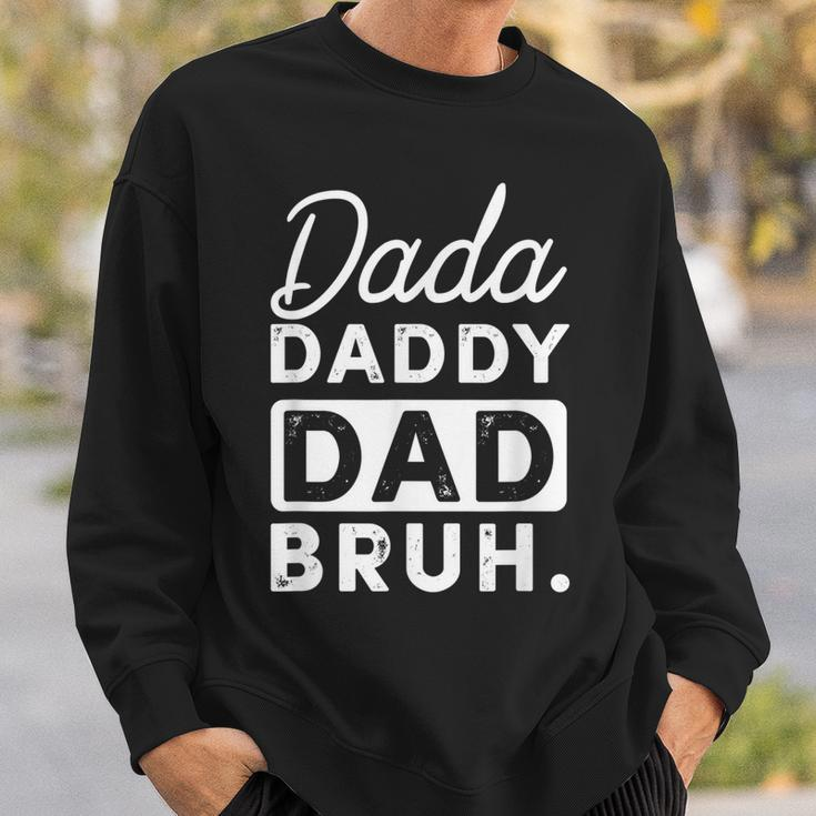 Dada Daddy Dad Bruh Funny Retro Vintage Sweatshirt Gifts for Him