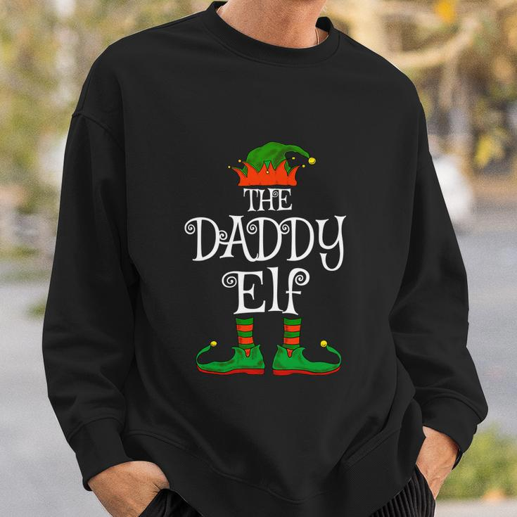 Daddy Elf Family Matching Funny Christmas Pajama Dad Men V3 Sweatshirt Gifts for Him