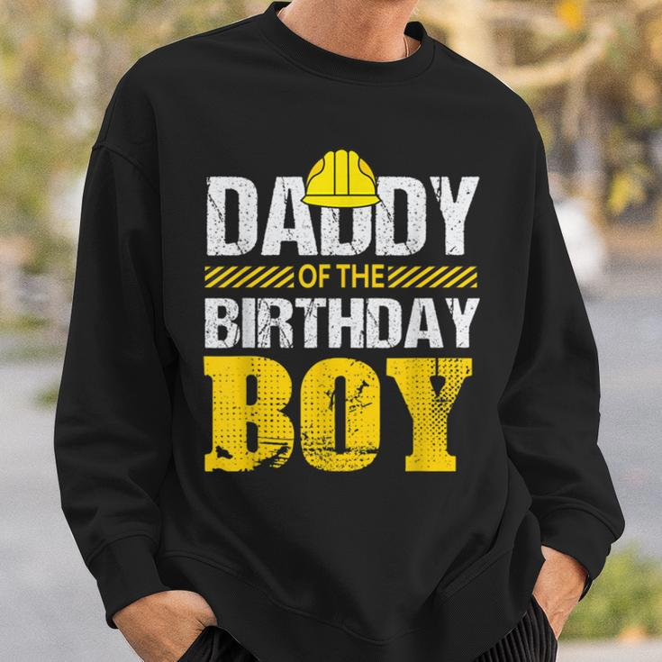 Daddy Of The Birthday Boy Construction Family Matching Sweatshirt Gifts for Him