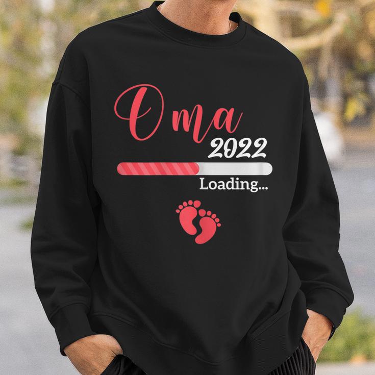 Damen Ich Werde Oma 2022 Sweatshirt, Lustige Verkündung Schwangerschaft Geschenke für Ihn