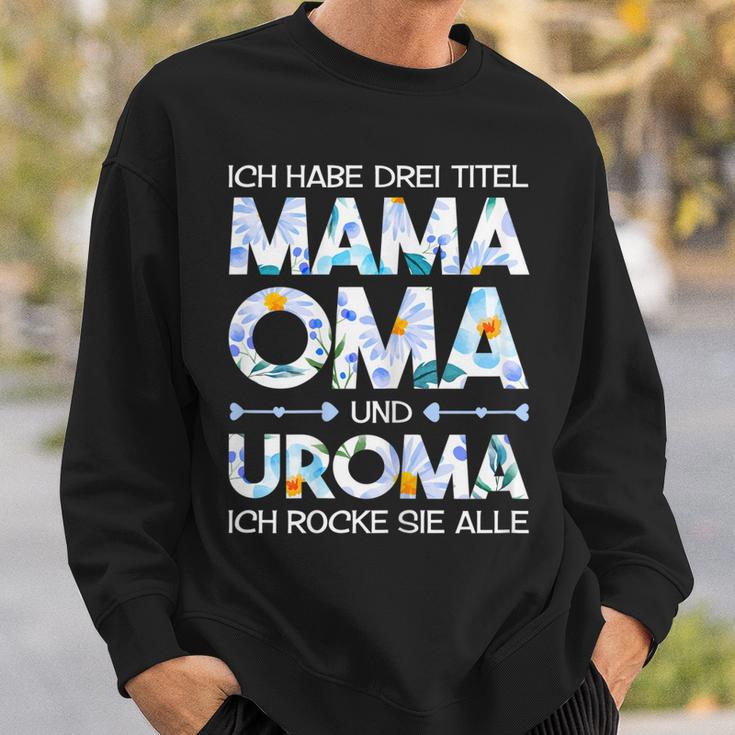 Damen Mama Oma Uroma Rocke Muttertagsgeschenk Mutter Spruch Sweatshirt Geschenke für Ihn