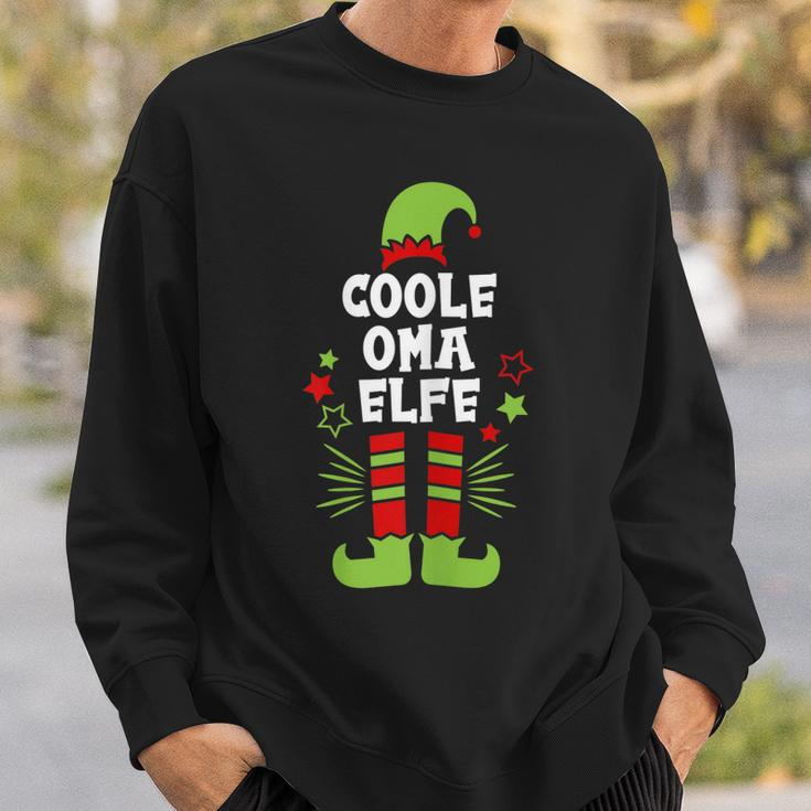 Damen Sweatshirt Coole Oma Elfe - Partnerlook für Weihnachten Geschenke für Ihn