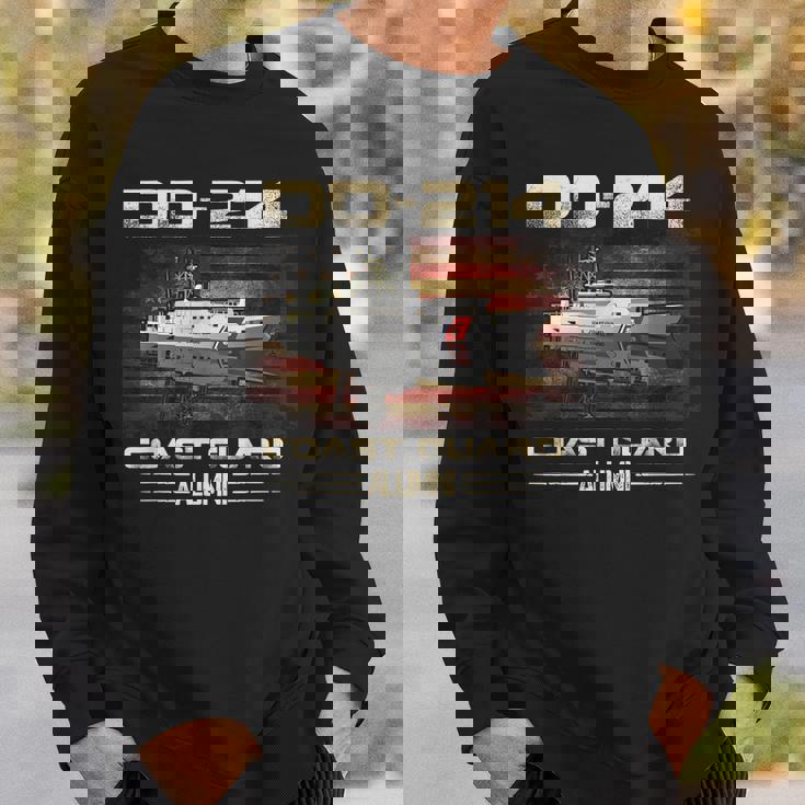 Dd-214 Us Coast Guard Uscg Alumni Men And Women Men Women Sweatshirt Graphic Print Unisex Gifts for Him