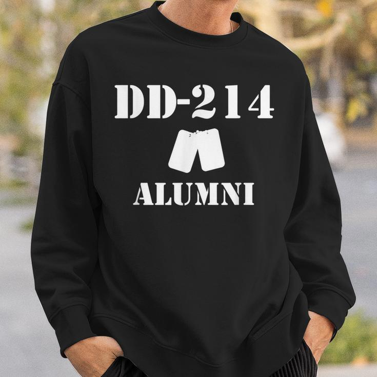 Dd-214 Usa Army Alumni Veteran Vintage Men Women Sweatshirt Graphic Print Unisex Gifts for Him