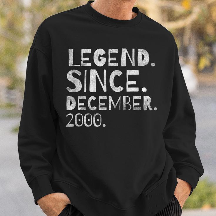 Dezember 2000 Geburtsmonat Legende Sweatshirt für Männer und Frauen Geschenke für Ihn